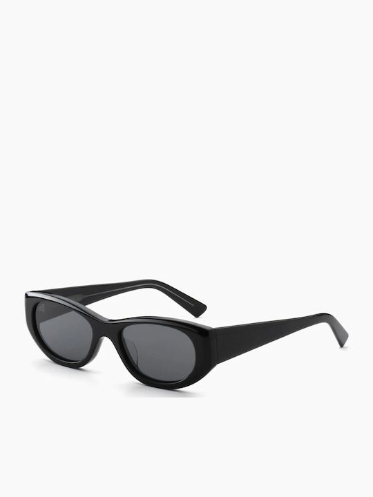 Akila Women Sunglasses with Black Frame and Black Lens NEWT-1