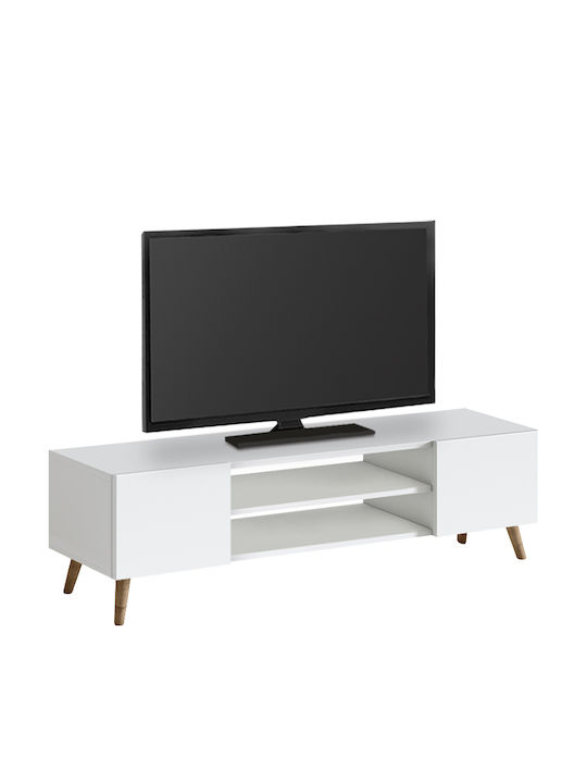 TV Stand Etna White L150xD30xH45cm