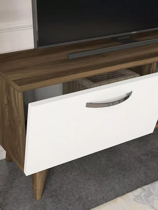 Έπιπλο Τηλεόρασης Colin Λευκό Μ150xΠ29.5xΥ40.6cm