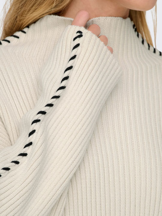 Only Queenie Pullover Beige