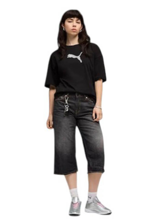 Essentials Women's Oversized Sports T-shirt Bedazzled