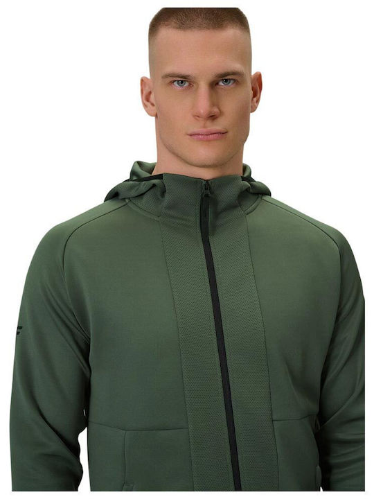 Functional Men's Hooded Jacket Khaki