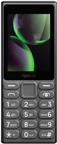 Nokia 125 Dual SIM Κινητό με Κουμπιά Μαύρο