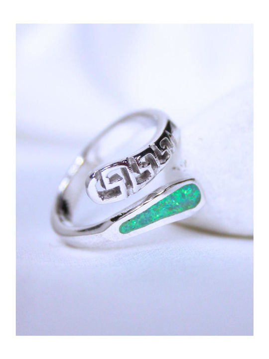 Women's Silver Ring with Stones