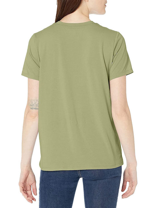 DKNY Logo Μπλούζα Χακί