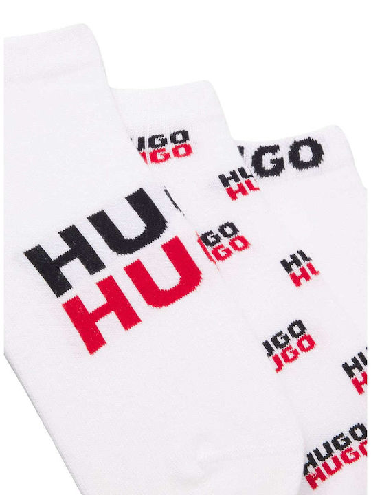 Hugo Logo Men Socks White 3Pack