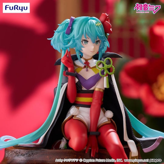 Hatsune Miku Noodle Stopper Miku Flower Fairy Camellia Φιγούρα Αγαλματίδιο 15cm