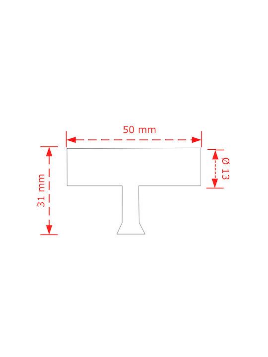 Viobrass No Antique Furniture Knob from Metallic Black Matte 87