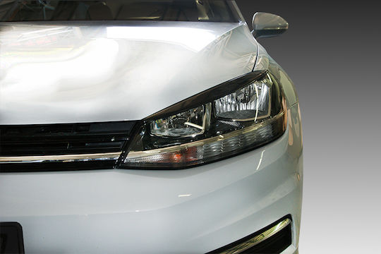 Motordrome Front Headlight Eyebrows for Volkswagen Golf VII 2012-2018
