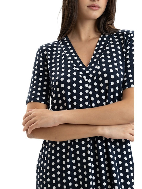 Giota Summer Women's Blue Nightgown Giota Summer Women's Blue Nightgown