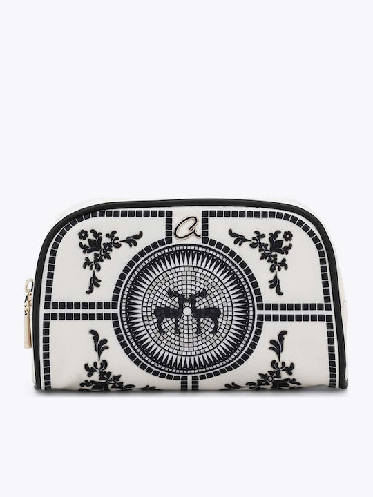 Chalk Toiletry Bag 2 Pieces Mosaic Print Deer