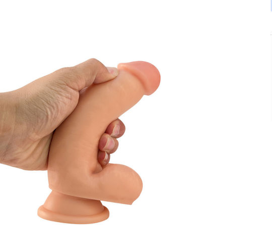 APH Realistic Dildo with Scrotum and Suction Cup Flesh