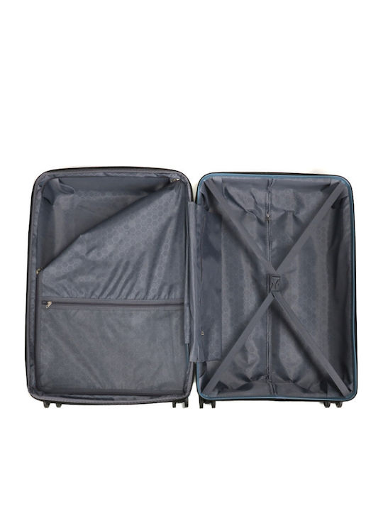 Großer Blauer Polypropylen Koffer 4 Räder Sicherheitsschloss 29nav883 29883-03