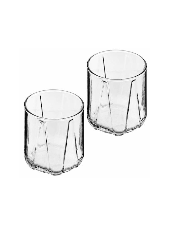 Kadax Set Pahare Whiskey Pentru Apă Din Sticlă 360ml 2 Bucăți