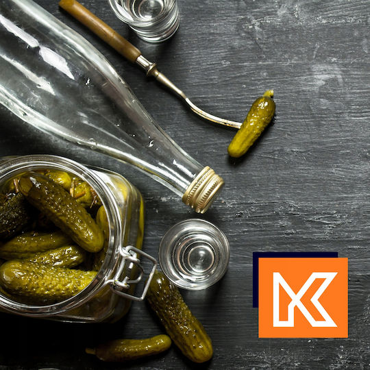 Kadax Σφηνοπότηρα από Γυαλί 25ml 32448 6τμχ