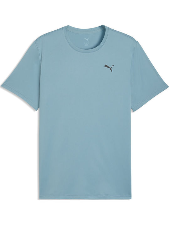 Essentials Sportliches T-Shirt Hellblau