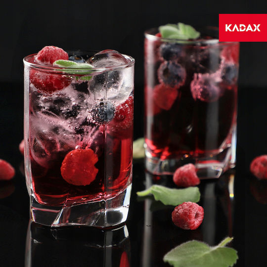 Kadax Σετ Ποτήρια Νερού Γυάλινα 245ml 6τμχ