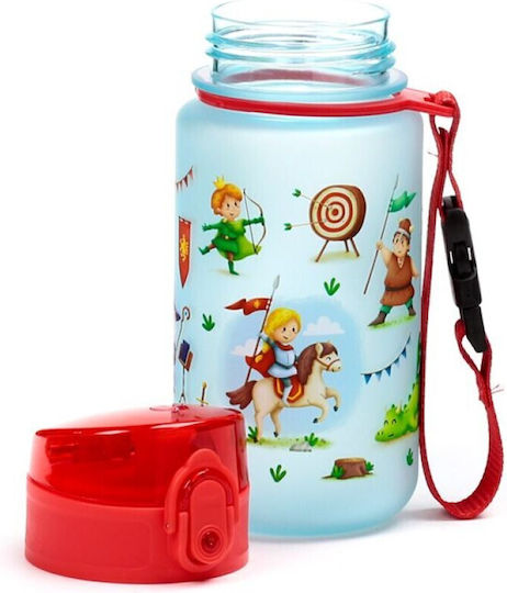 Eco-Friendly Shatterproof Kids Water Bottle Puckator Knights & Dragons Pop Top 350ml