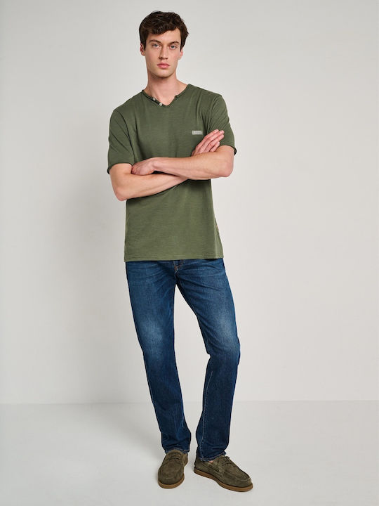 Hardy Men's Jeans Pants with Regular Fit Blue-Denim