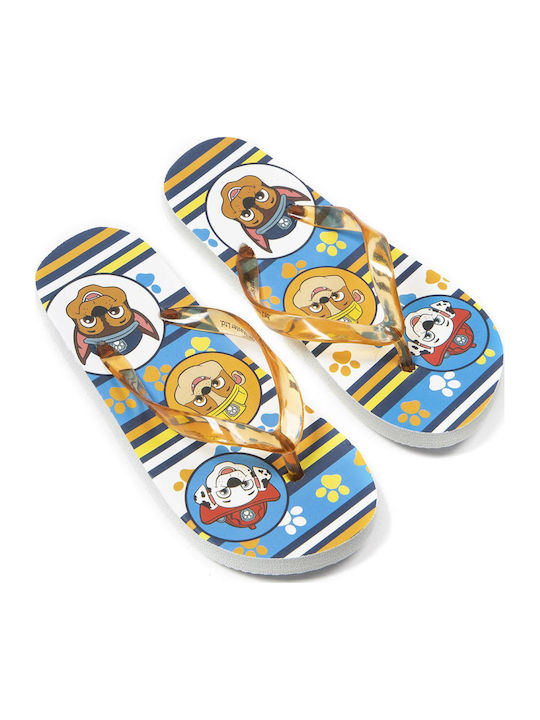 Kids' Flip Flops Paw Patrol Yellow