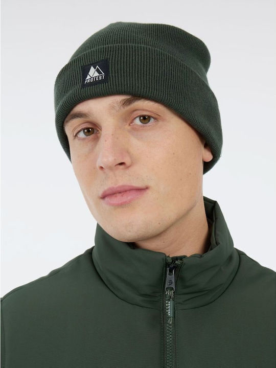 Beanie Unisex Knitted Beanie in Green Colour