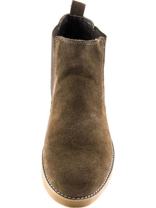 Leather Brown Chelsea Boots
