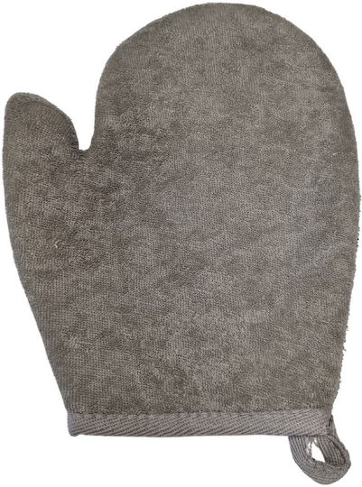 Bath Glove Charcoal Bamboo & Linen