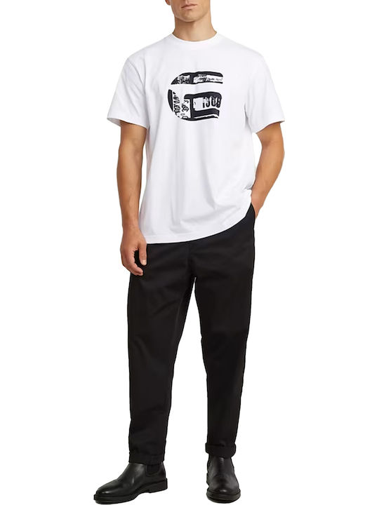 Pleated Παντελόνι Chino σε Relaxed Εφαρμογή Μαύρο