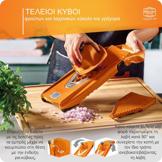 Borner Slicer V5 Powerline Pro Set 7 Pieces Orange