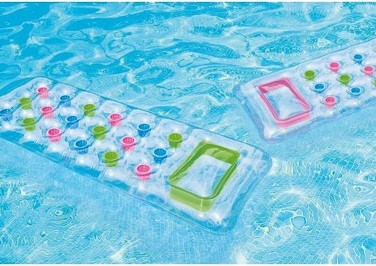Φουσκωτό Στρώμα Intex 18 Γυαλιά Διαφανές 188 X 17 X 71 Cm