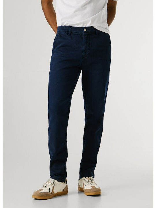 Панталон Чино В Tapered Линия Dulwich-син