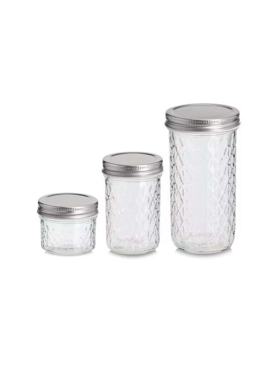 Zeller Set 3 Bucăți Vaze Utilizare Generală cu Plută Sticlă Transparentă 100ml 3 Bucăți