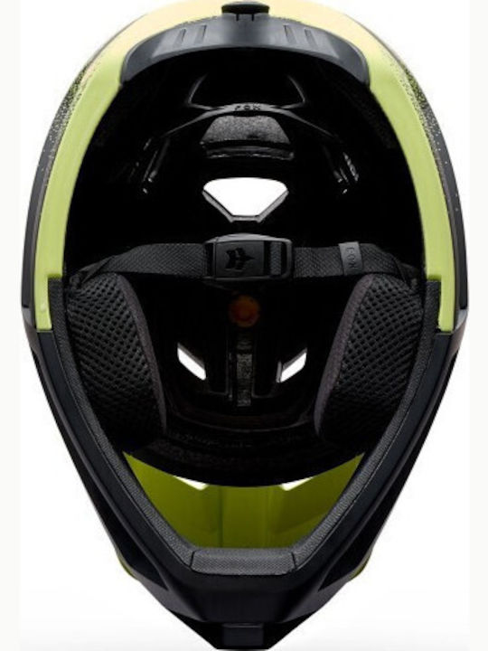 Fox Proframe Full Face Κράνος Ποδηλάτου Downhill / Βουνού Κίτρινο