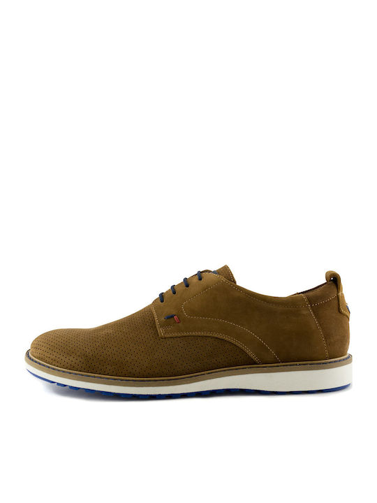 628 Leder Herren Freizeitschuhe Tabac Braun