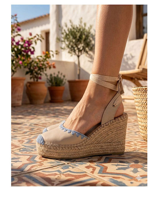 Women's Platforms Summer Style Espadrille Beige