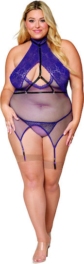 Sexy Baby Dolls Mit Spitze Netz Extra Bänder Strümpfe