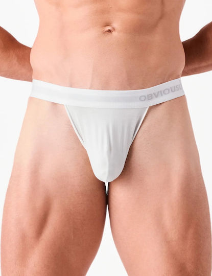 Obviously Apparel Ανδρικό Sexy String Λευκό