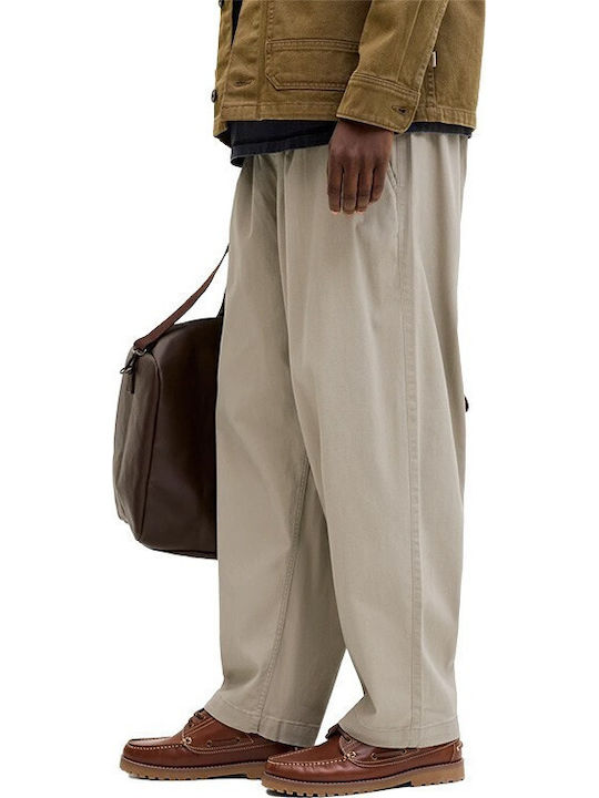 Sweatpants with Elastic Beige