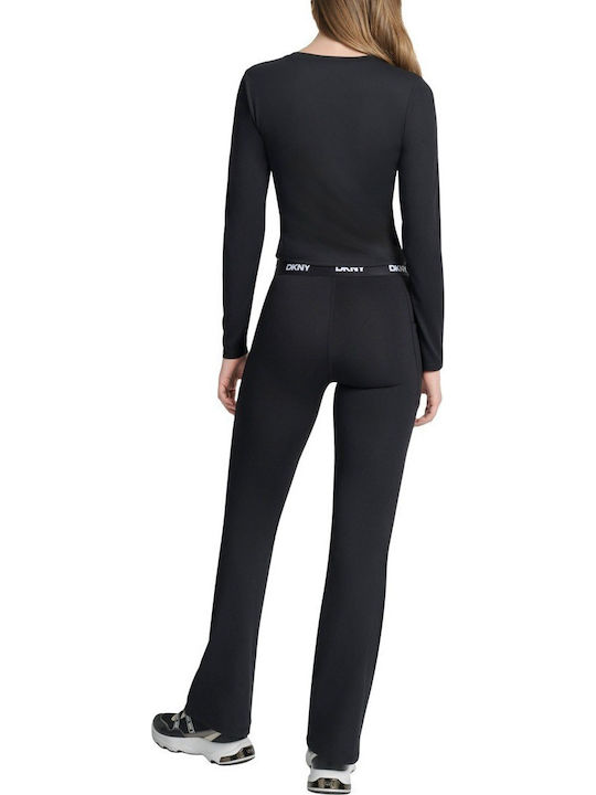 Logo Women's Blouse Long Sleeve Black