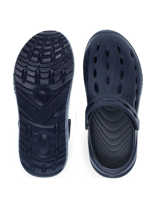 Luofu Men's Anatomic Clogs Blue
