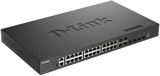 D-Link DXS-3410-32XY L2 Switch με 24 Θύρες Gigabit (1Gbps) Ethernet και 4 SFP Θύρες