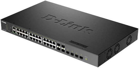 D-Link DXS-3410-32XY L2 Switch με 24 Θύρες Gigabit (1Gbps) Ethernet και 4 SFP Θύρες