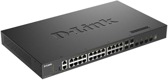 D-Link DXS-3410-32XY L2 Switch με 24 Θύρες Gigabit (1Gbps) Ethernet και 4 SFP Θύρες