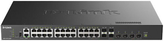 D-Link DXS-3410-32XY L2 Switch με 24 Θύρες Gigabit (1Gbps) Ethernet και 4 SFP Θύρες