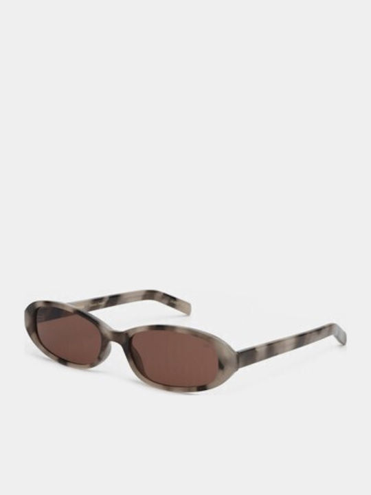 A.Kjaerbede Unisex Sunglasses with Gray Frame and Gray Lens KL2415-010
