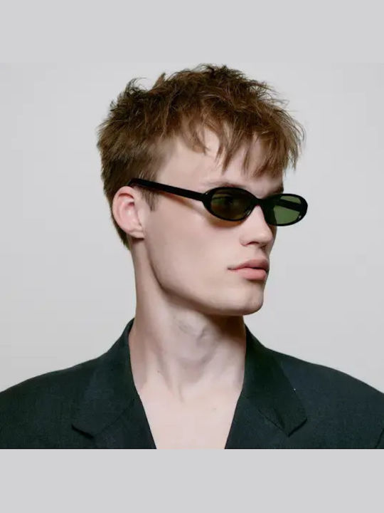 A.Kjaerbede Unisex Sunglasses with Black Frame and Black Lens KL2415-003