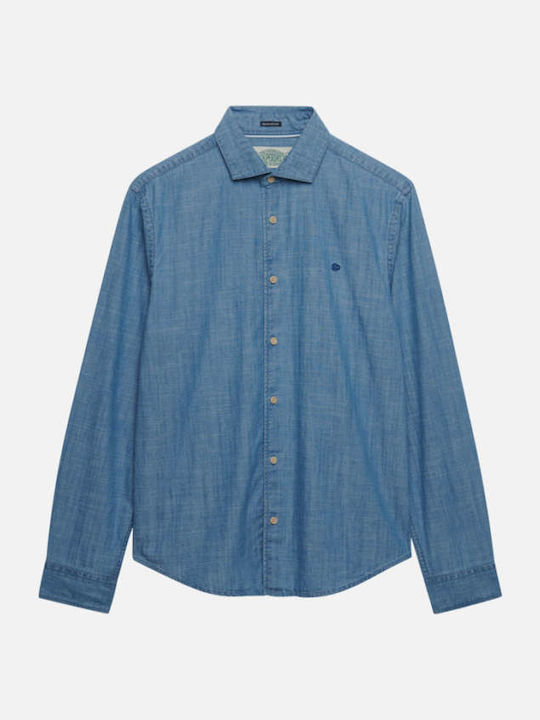 Long Sleeve Shirt in Regular Fit Chambray