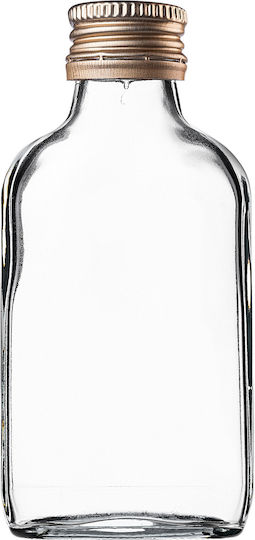 Kadax Wein-/Getränkeflaschen 100ml Goldene Deckel 10 Stück