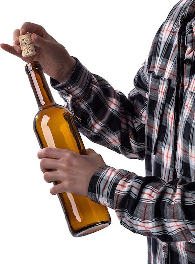 Wine Bottle Cork Bordeaux 0.75l 750ml Glass Bottles Wine Cider