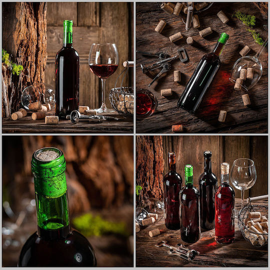 Wine Liqueur Bottles Bordeaux 0.75 L 750ml Green Bottle Wine Cider